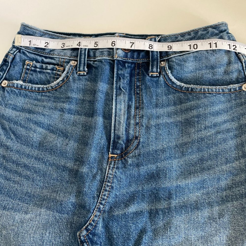 Abercrombie & Fitch Denim Jean Skirt Womens Size 24W - Picture 12 of 12